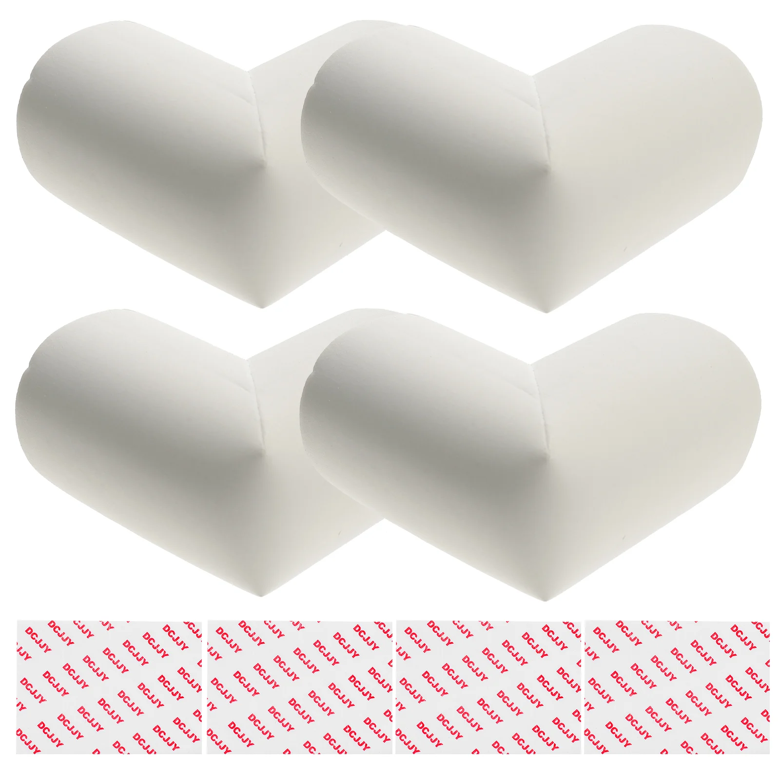 

4 Pcs L-shaped Anti-collision Angle Corner Cushions Baby Proof Table Protectors Edge Bumper Guards Rubber Nbr Cabinet