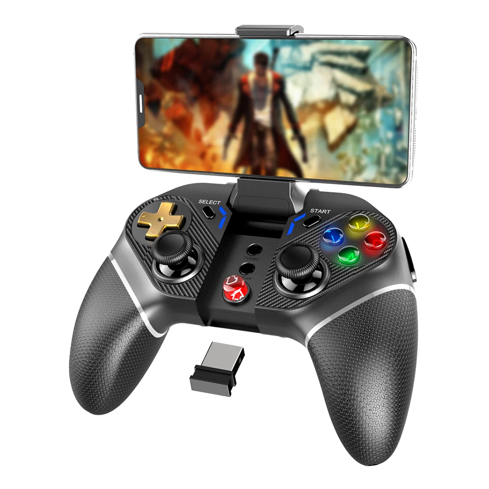 PG-9218 Wireless Game Controller Joystick for PS3 NS Console Bluetooth-compatible Gamepads with 2.4G Receiver for Android/iOS
PG-9218 Wireless Game Controller Joystick for PS3 NS Console Bluetooth-compatible Gamepads with 2.4G Receiver for Android/iOS