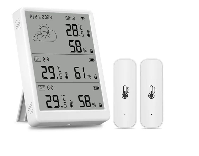 Tuya WiFi+RF433 датчик температуры и влажности
Tuya WiFi+RF433 датчик температуры и влажности
