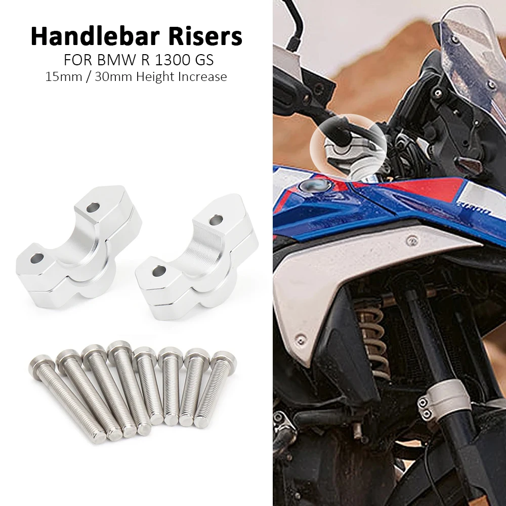Новый зажим для руля мотоцикла алюминиевый руль серебристый BMW R1300GS r1300gs R1300 GS r1300
