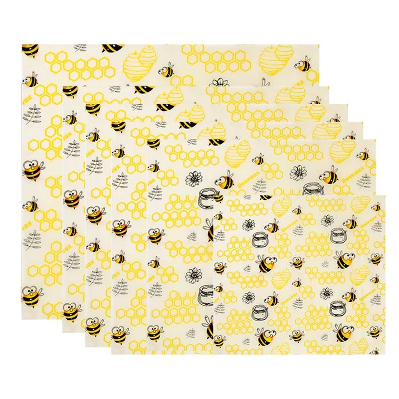 6 Pack Reusable Food (1 Large, 4 Medium, 1 Small) Eco-Friendly Wax Wrap Beeswax Cling Film For Food Storage Sandwich Wrappers
6 Pack Reusable Food (1 Large, 4 Medium, 1 Small) Eco-Friendly Wax Wrap Beeswax Cling Film For Food Storage Sandwich Wrappers