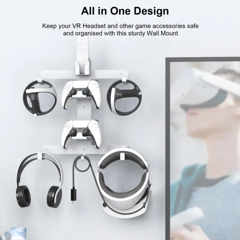Storage Stand Holder Bracket Multi-functional Wall-mounted Hanging Rack Vr Multifunctional Wall Mount Wall Storage Can Be Stored
Storage Stand Holder Bracket Multi-functional Wall-mounted Hanging Rack Vr Multifunctional Wall Mount Wall Storage Can Be Stored