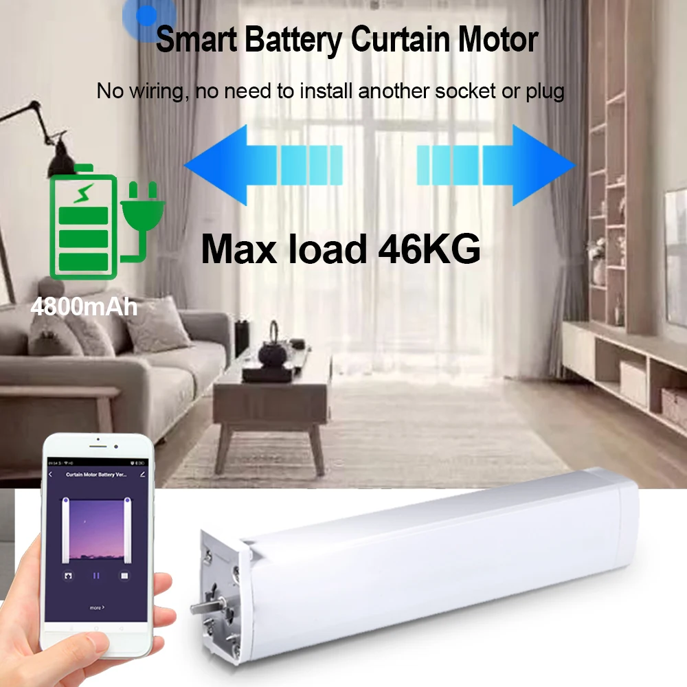 Моторизованный шторный двигатель ZigBee, устройство с таймером для аккумулятора, с голосовым управлением и поддержкой Alexa и Google
Моторизованный шторный двигатель ZigBee, устройство с таймером для аккумулятора, с голосовым управлением и поддержкой Alexa и Google