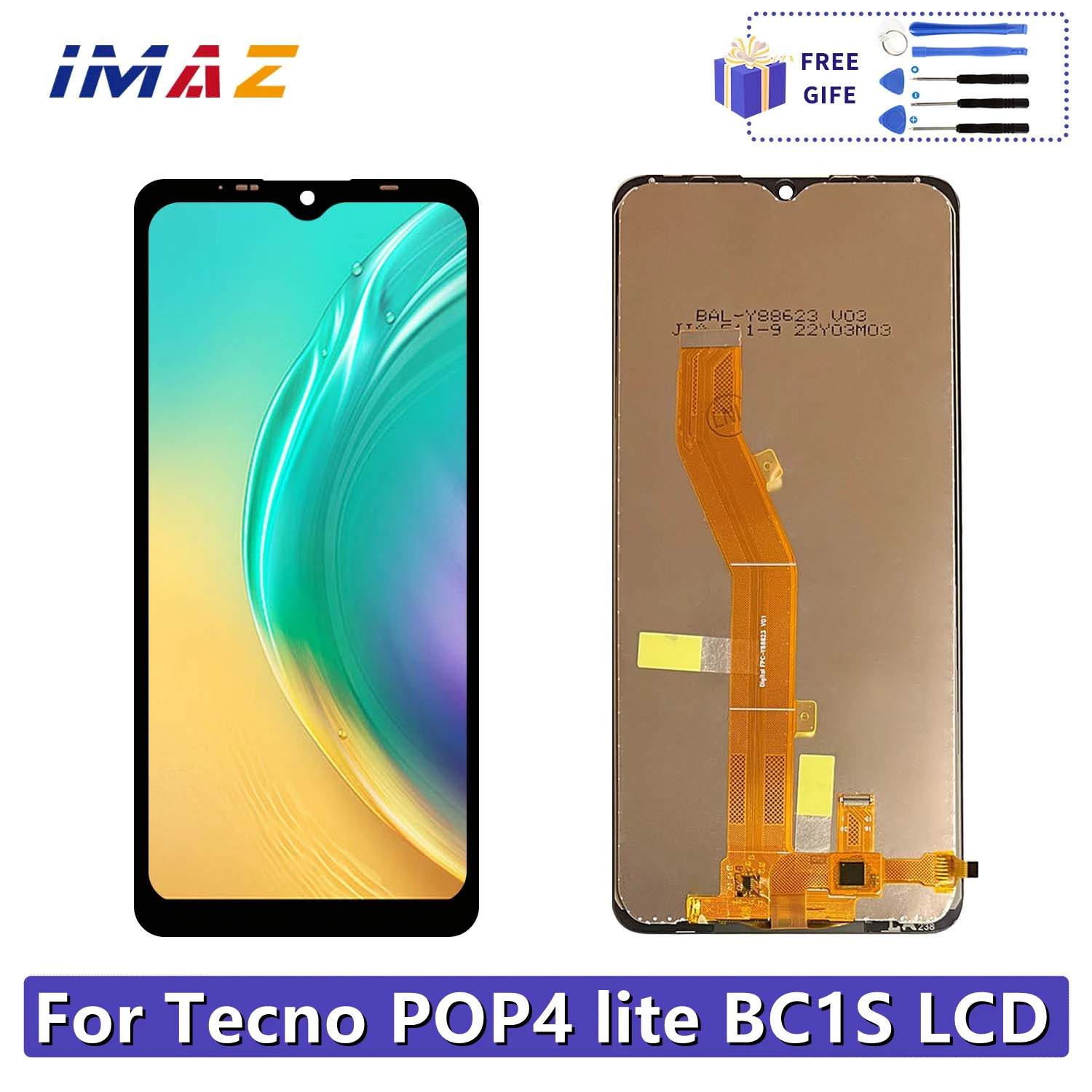 

For Infinix Tecno Pop 4 Lite BC1S LCD Display Touch Screen Digitizer Assembly For Infinix Pop4 Lite BC1S LCD Repair Replacement