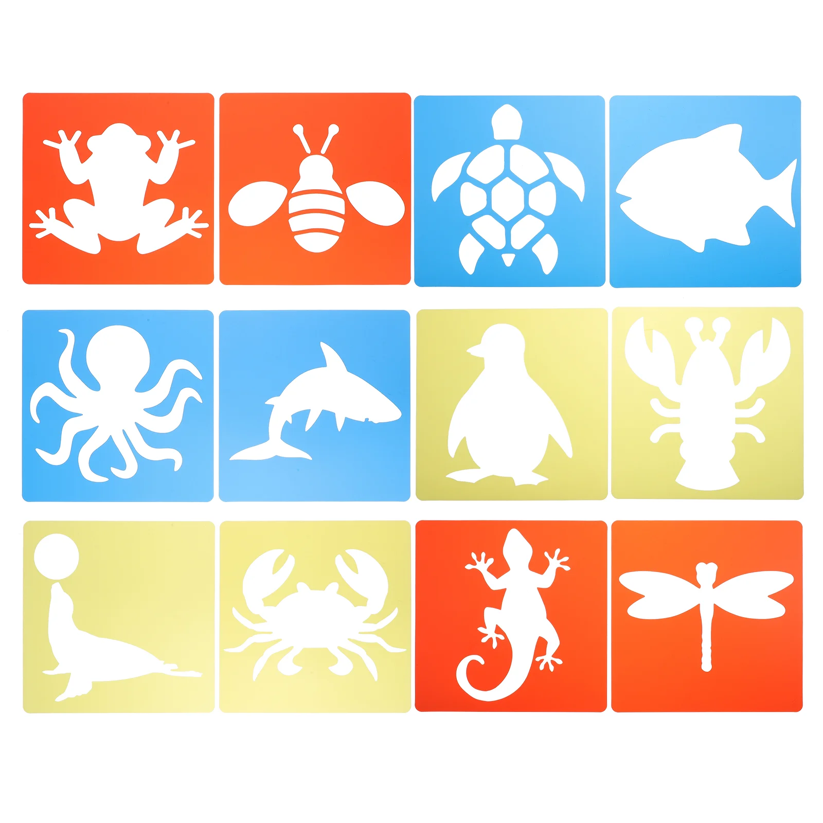 1 Set Stencils Painting Stencils Templates Plastic Templates Animals Stencils for Children DIY Drawing
1 Set Stencils Painting Stencils Templates Plastic Templates Animals Stencils for Children DIY Drawing