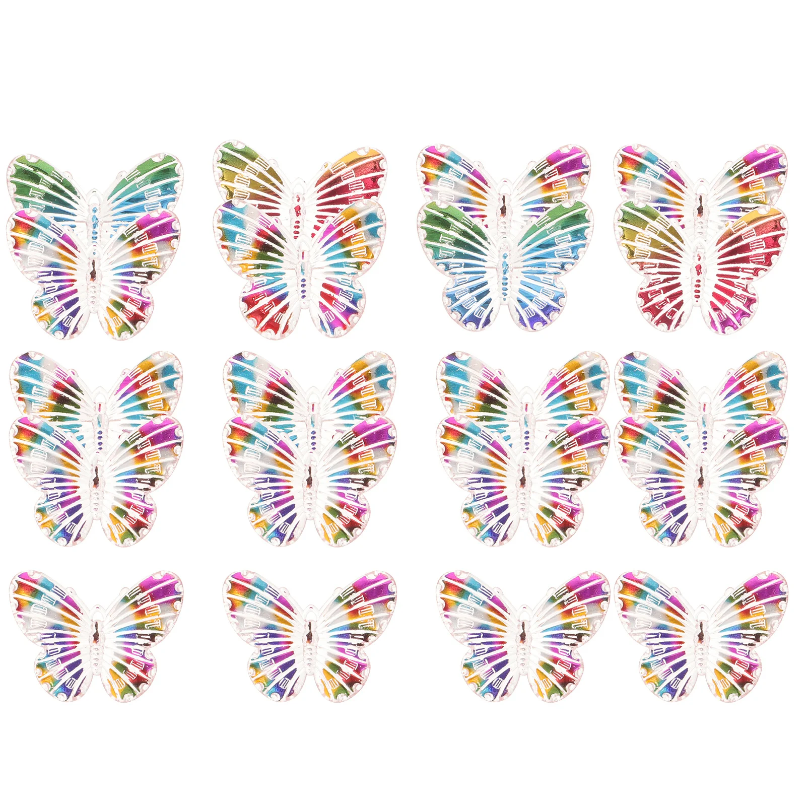 20 Pcs The Wed Jewelry Decors Pendant Resin Making Plastic Small Colored Butterfly DIY Pendants
20 Pcs The Wed Jewelry Decors Pendant Resin Making Plastic Small Colored Butterfly DIY Pendants