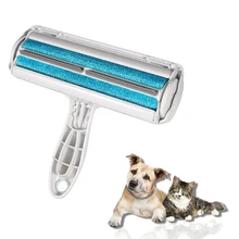 Best Dog Comb Tool Pet Hair Roller Remover Dog Cat Fur Brush Base Home Furniture Sofa Clothes Convenient Cleaning Lint Brush