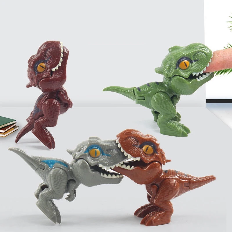 Cute Finger Dinosaur Action Figures Dinossauro Anime Animal Figure Interactive Biting Hand Tyrannosaurus Boys Toys for Children
Cute Finger Dinosaur Action Figures Dinossauro Anime Animal Figure Interactive Biting Hand Tyrannosaurus Boys Toys for Children