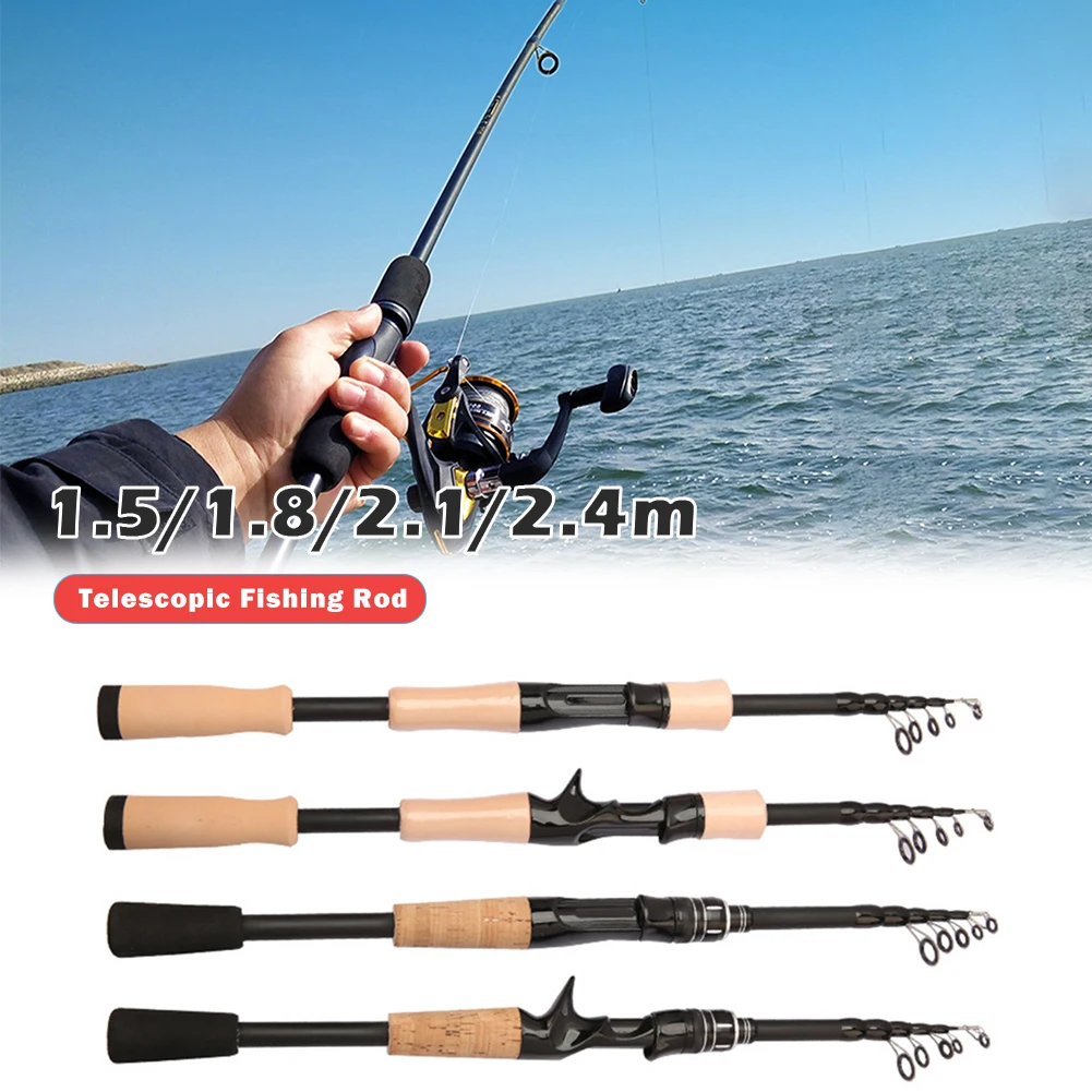 1.5m/1.8m/2.1m/2.4m Spinning Fishing Rod Portable Telescopic Casting Rod Carp Rod Lure Bass Fishing Pole for Freshwater Fishing
1.5m/1.8m/2.1m/2.4m Spinning Fishing Rod Portable Telescopic Casting Rod Carp Rod Lure Bass Fishing Pole for Freshwater Fishing
