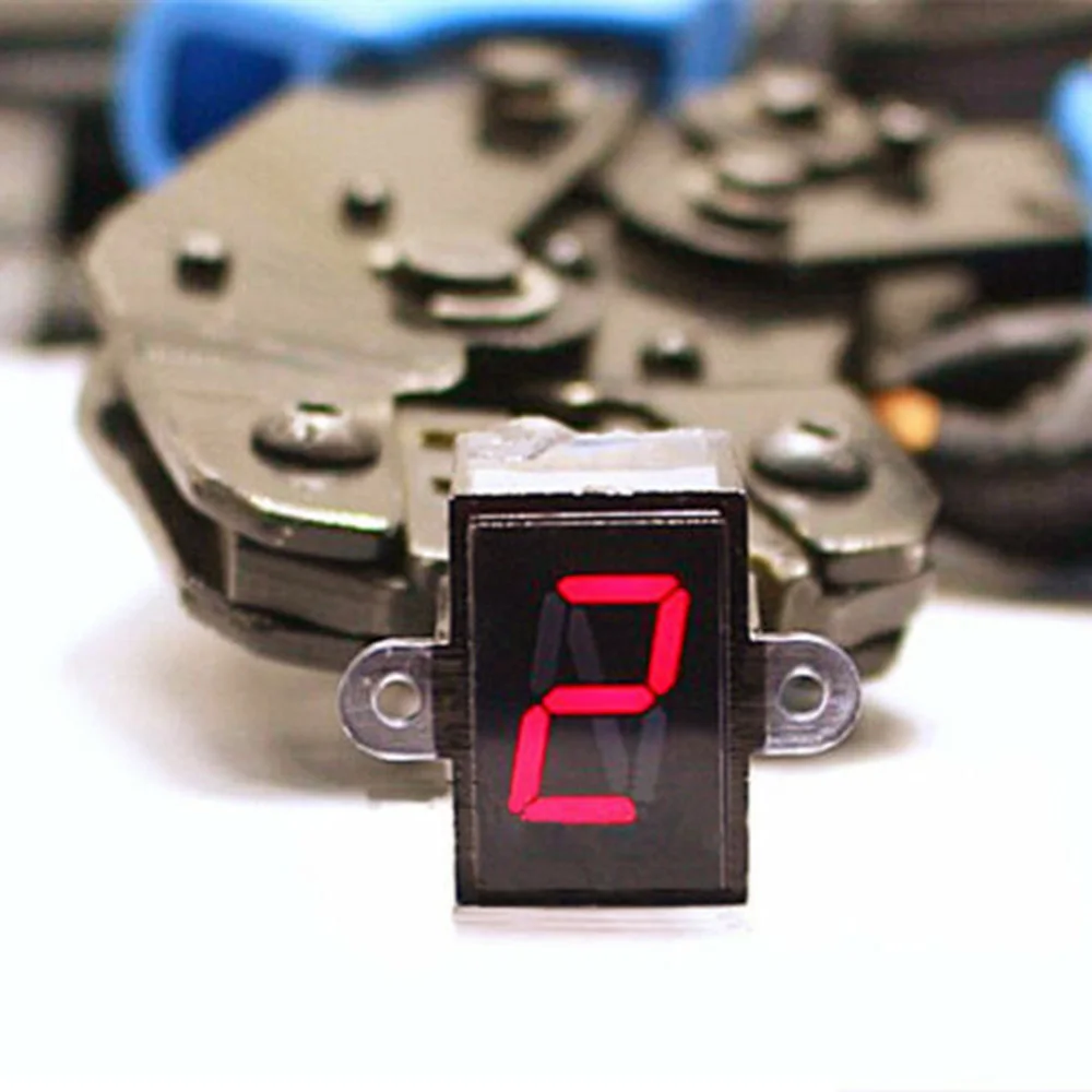Universal LED Motorcycle Gear Indicator Light N-6 Speed Shift Clutch Lever Gauge Neutral N Is Green, 1-6 Gears Are Red Accessori
Universal LED Motorcycle Gear Indicator Light N-6 Speed Shift Clutch Lever Gauge Neutral N Is Green, 1-6 Gears Are Red Accessori