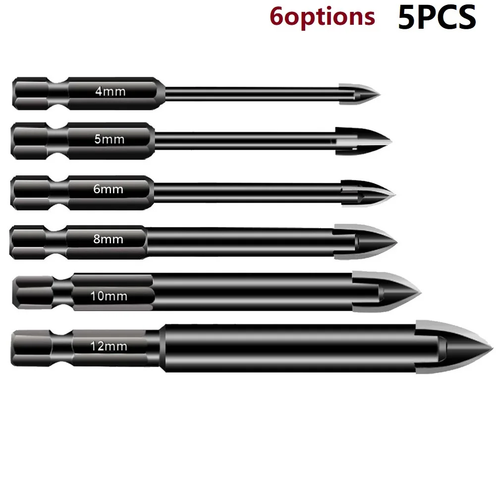 5pcs 6mm Multifunctional Triangle Drill Bit Glass Ceramic Vitrified Brick Full Tile Wall For Glass Ceramics Vitrified Tiles Wood
5pcs 6mm Multifunctional Triangle Drill Bit Glass Ceramic Vitrified Brick Full Tile Wall For Glass Ceramics Vitrified Tiles Wood