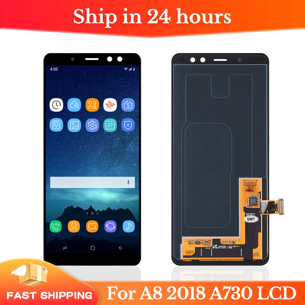 6.0'' Original A8 Plus 2018 Display For Samsung Galaxy A730 LCD A730F SM-A730F Display Touch Screen Digitizer Replacement Parts
6.0'' Original A8 Plus 2018 Display For Samsung Galaxy A730 LCD A730F SM-A730F Display Touch Screen Digitizer Replacement Parts