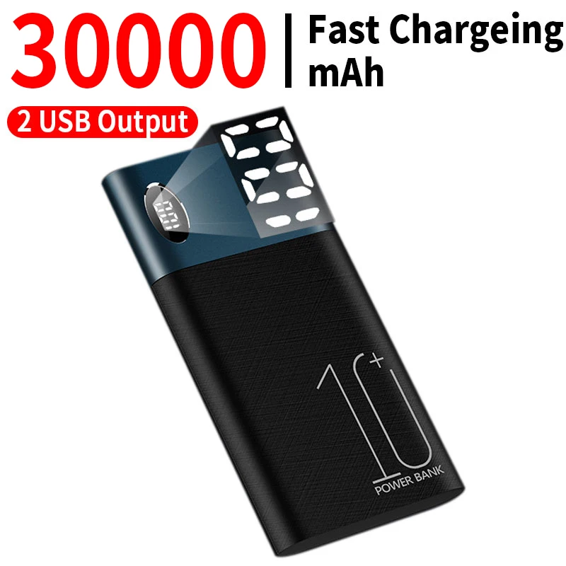 Two-way Fast Charging Power Bank Portable 30000mAh Charger Digital Display External Battery Charger for Xiaomi IPhone Samsung
Two-way Fast Charging Power Bank Portable 30000mAh Charger Digital Display External Battery Charger for Xiaomi IPhone Samsung