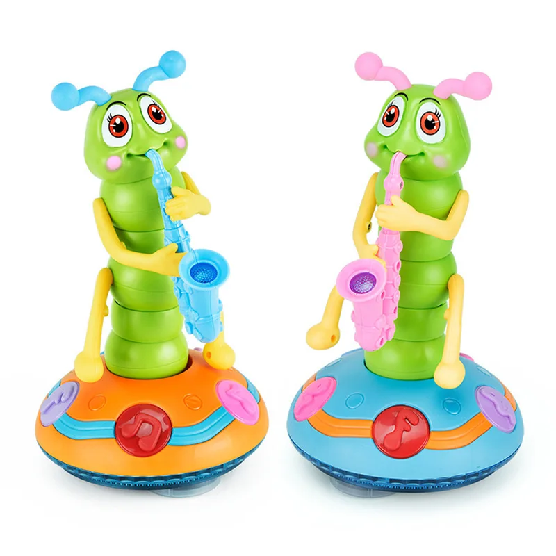 Children Musical Caterpillar Toy Interactive Singing Twist Worm Music Caterpillar With Lights Blowing Saxophone Baby Infant Toy
Children Musical Caterpillar Toy Interactive Singing Twist Worm Music Caterpillar With Lights Blowing Saxophone Baby Infant Toy