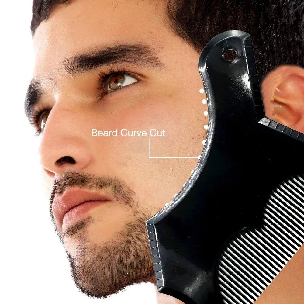1pc Men Beard Shaping Styling Template Comb Transparent Men's Beards Combs Beauty Tools for Hair Beard Trim Templates Hairstyles
1pc Men Beard Shaping Styling Template Comb Transparent Men's Beards Combs Beauty Tools for Hair Beard Trim Templates Hairstyles