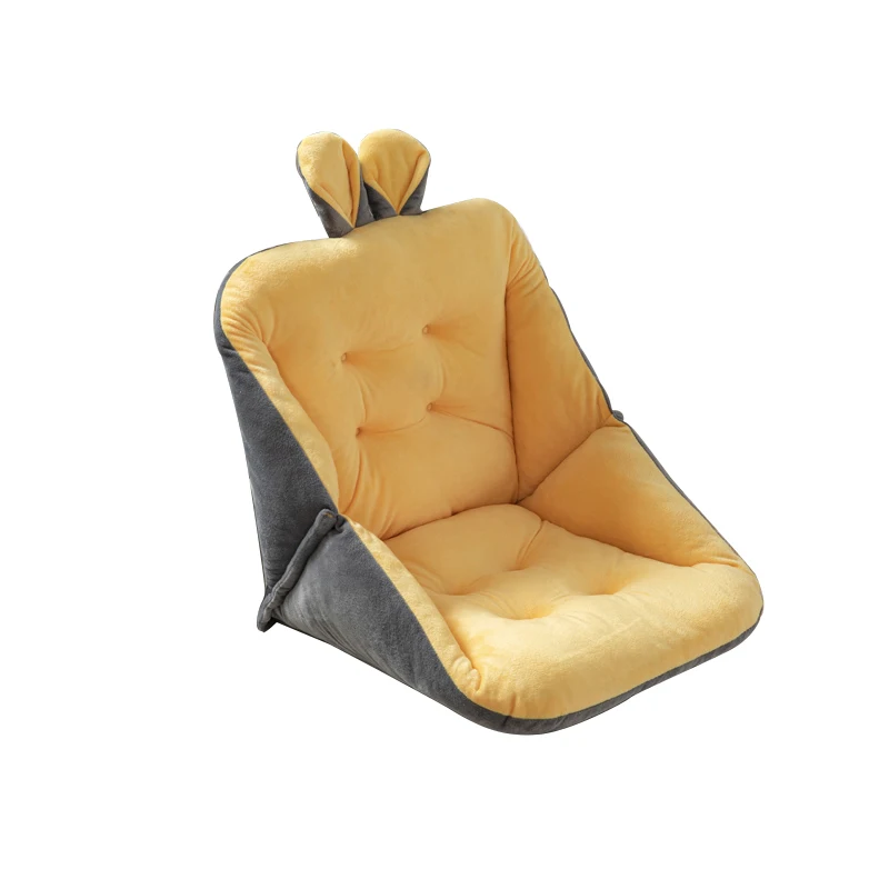 Seat cushion office sedentary artifact is not tired, with one chair cushion with waist and backrest, thickened and lovely 
Seat cushion office sedentary artifact is not tired, with one chair cushion with waist and backrest, thickened and lovely