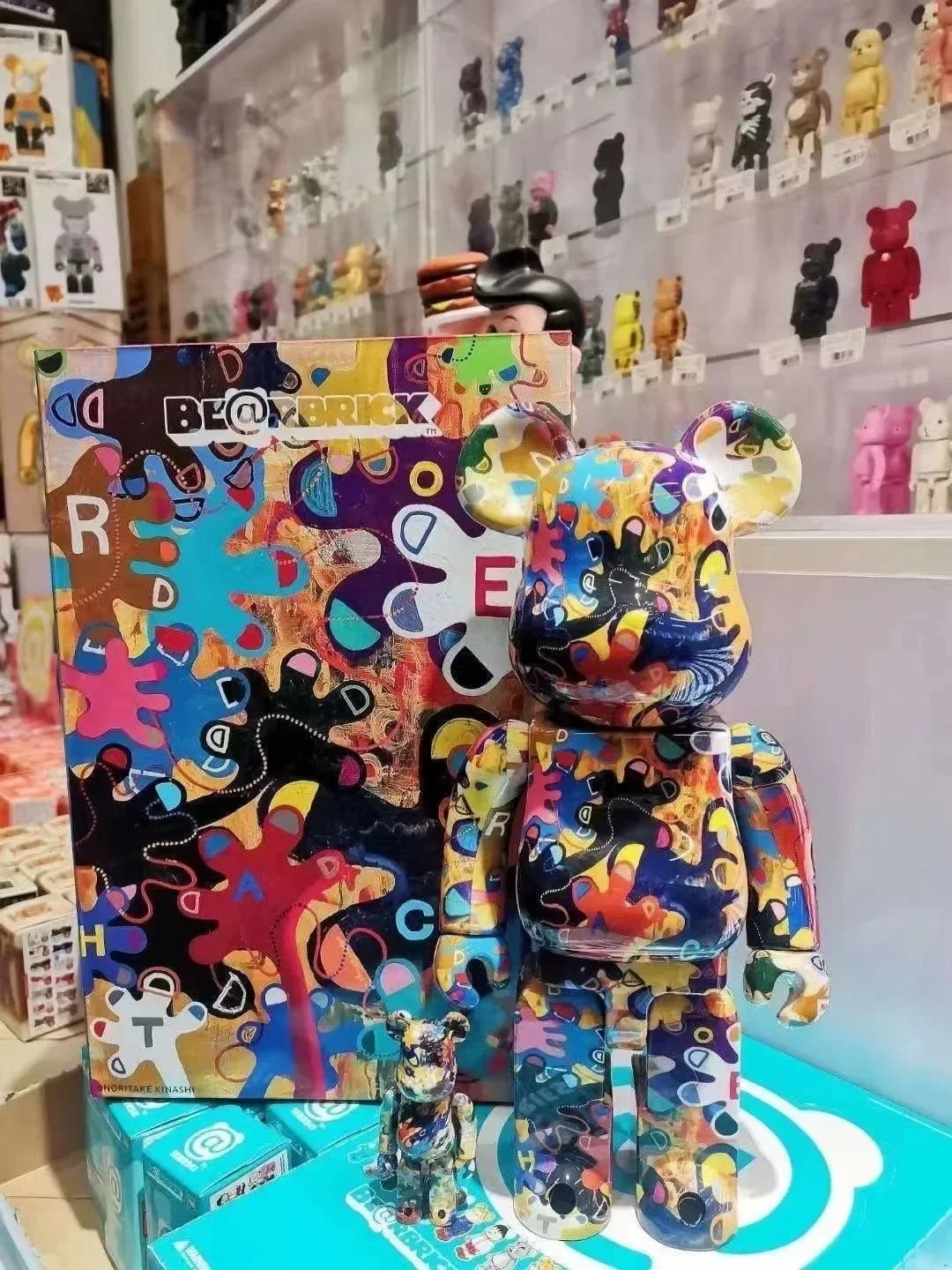 Модное украшение серии Violent Bear 28 см смола жестокий медведь офис спальня гостиная