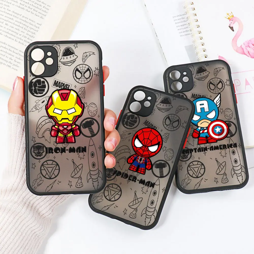 Marvel Avengers Space Rocket Funda iPhone14 Case For iPhone 11 13 14 12 Pro Max XS XR SE 7 8 Plus Matte Cover Ironman Spider-Man
Marvel Avengers Space Rocket Funda iPhone14 Case For iPhone 11 13 14 12 Pro Max XS XR SE 7 8 Plus Matte Cover Ironman Spider-Man
