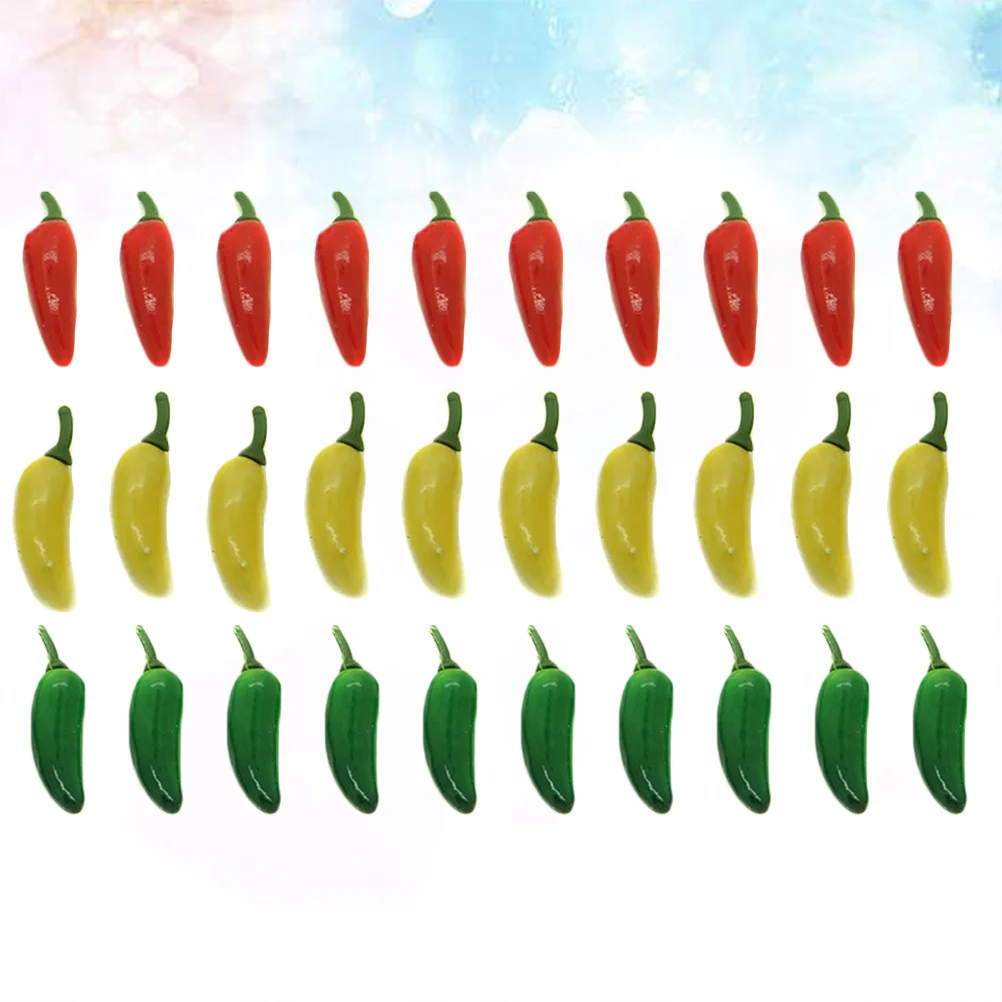 60pcs Colorful Simulation Peppers Bubble Peppers Mini Fruits and Vegetables Accessories (Random Color)
60pcs Colorful Simulation Peppers Bubble Peppers Mini Fruits and Vegetables Accessories (Random Color)