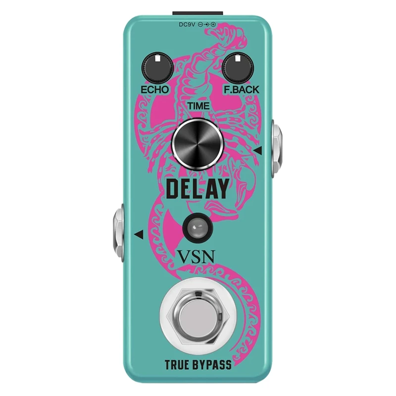 VSN Guitar Delay Pedal Analog Delay Guitar Effect Pedal Switching, Fully Vintage Delay True Bypass Analog Circuit Universal
VSN Guitar Delay Pedal Analog Delay Guitar Effect Pedal Switching, Fully Vintage Delay True Bypass Analog Circuit Universal