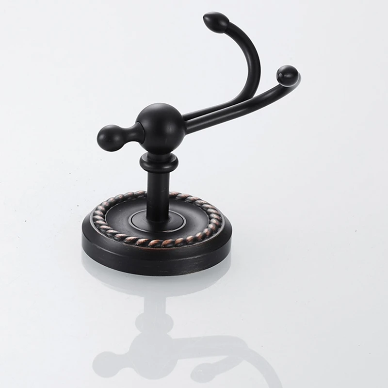 Black Bronze Towel Hook, Antique Robe Hook Brass Coat Double Hanger For Bathroom 
Black Bronze Towel Hook, Antique Robe Hook Brass Coat Double Hanger For Bathroom