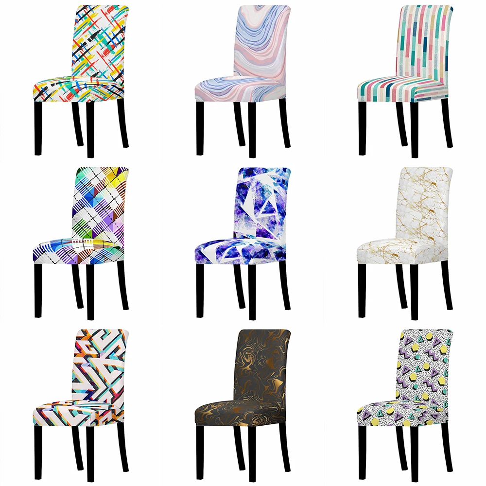 Geometry Universal Size Spandex Elastic Chair Cover for Dining Room Wedding Banquet Polyester Stretch Chair Cover Seat Slipcover
Geometry Universal Size Spandex Elastic Chair Cover for Dining Room Wedding Banquet Polyester Stretch Chair Cover Seat Slipcover