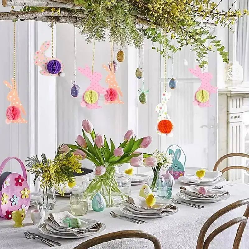Easter Honeycomb Hanging Decorations 4pcs/Set Easter Bunny Honeycomb Garland Paper Decor Paper Ball Banner Decorations
Easter Honeycomb Hanging Decorations 4pcs/Set Easter Bunny Honeycomb Garland Paper Decor Paper Ball Banner Decorations