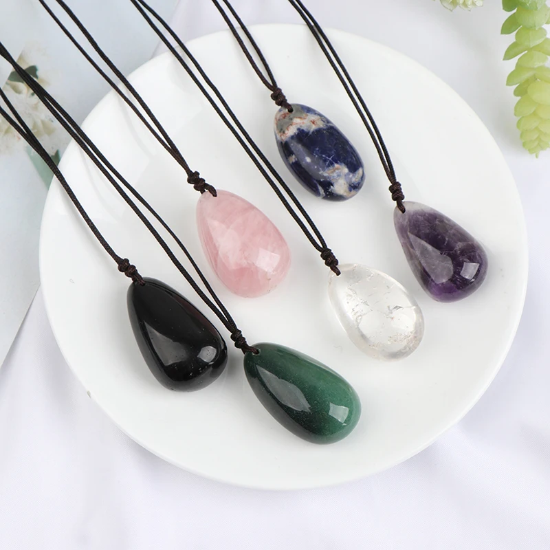 1pc Natural Lapis Lazuli Crystals Stone Necklace Water Drop Shape Pendant Stone Fashion Women Reiki Healing Gift Jewelry
1pc Natural Lapis Lazuli Crystals Stone Necklace Water Drop Shape Pendant Stone Fashion Women Reiki Healing Gift Jewelry