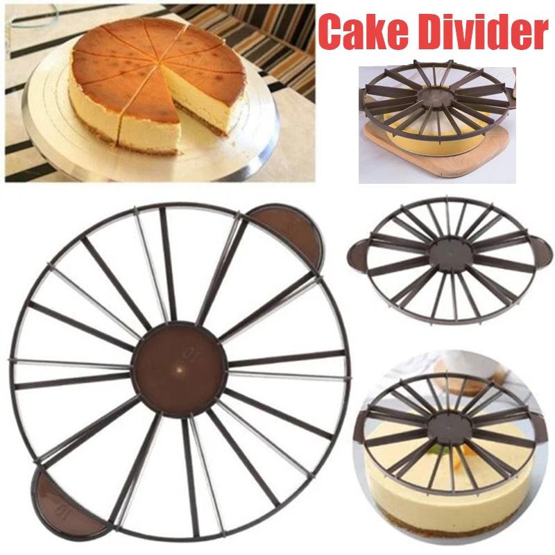 Cake-Divider Pie Bakeware Marker Mold Equal Portion10/12 Piece Slicer Round Brown for Birthday Baking Holder Tools Accessories
Cake-Divider Pie Bakeware Marker Mold Equal Portion10/12 Piece Slicer Round Brown for Birthday Baking Holder Tools Accessories
