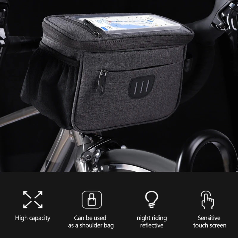 Bicycle Frame Bag Cycling Pouch Tools Bag Front Storage Pack Waterproof MTB Handbag Phone Bag with Strap for Road Bike
Bicycle Frame Bag Cycling Pouch Tools Bag Front Storage Pack Waterproof MTB Handbag Phone Bag with Strap for Road Bike
