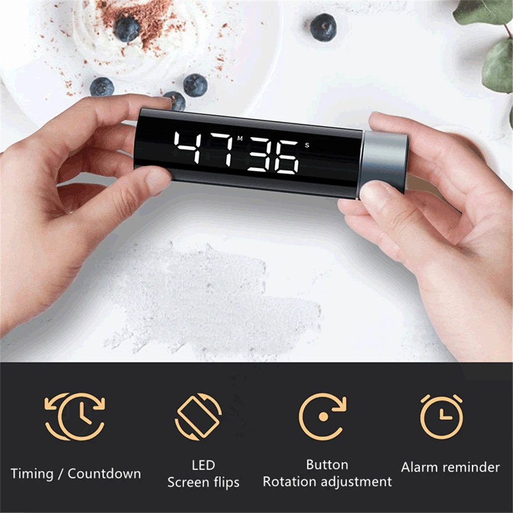 Rotary Timer Magnetic Digital Timer with LED Manual Countdown Multifunction Timer for Study Exercise Reminder Home Timing Tool
Rotary Timer Magnetic Digital Timer with LED Manual Countdown Multifunction Timer for Study Exercise Reminder Home Timing Tool