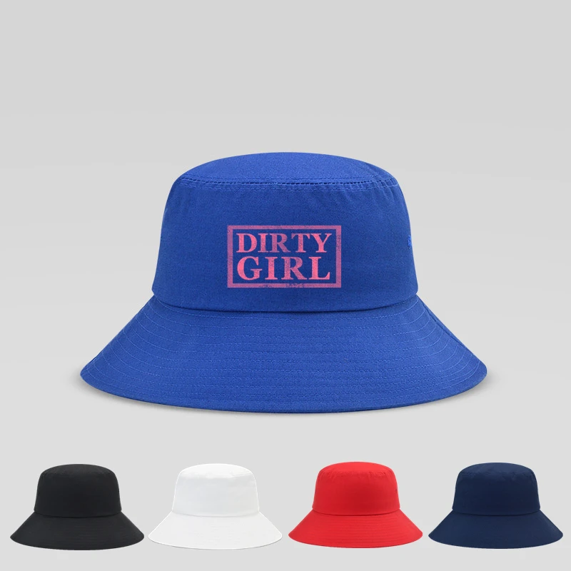 DIRTY GIRL Sexy Letters Print Fashion Bucket Hats for Men and Women New Summer Outdoor Hats Cap Black White Red Bucket Hats
DIRTY GIRL Sexy Letters Print Fashion Bucket Hats for Men and Women New Summer Outdoor Hats Cap Black White Red Bucket Hats