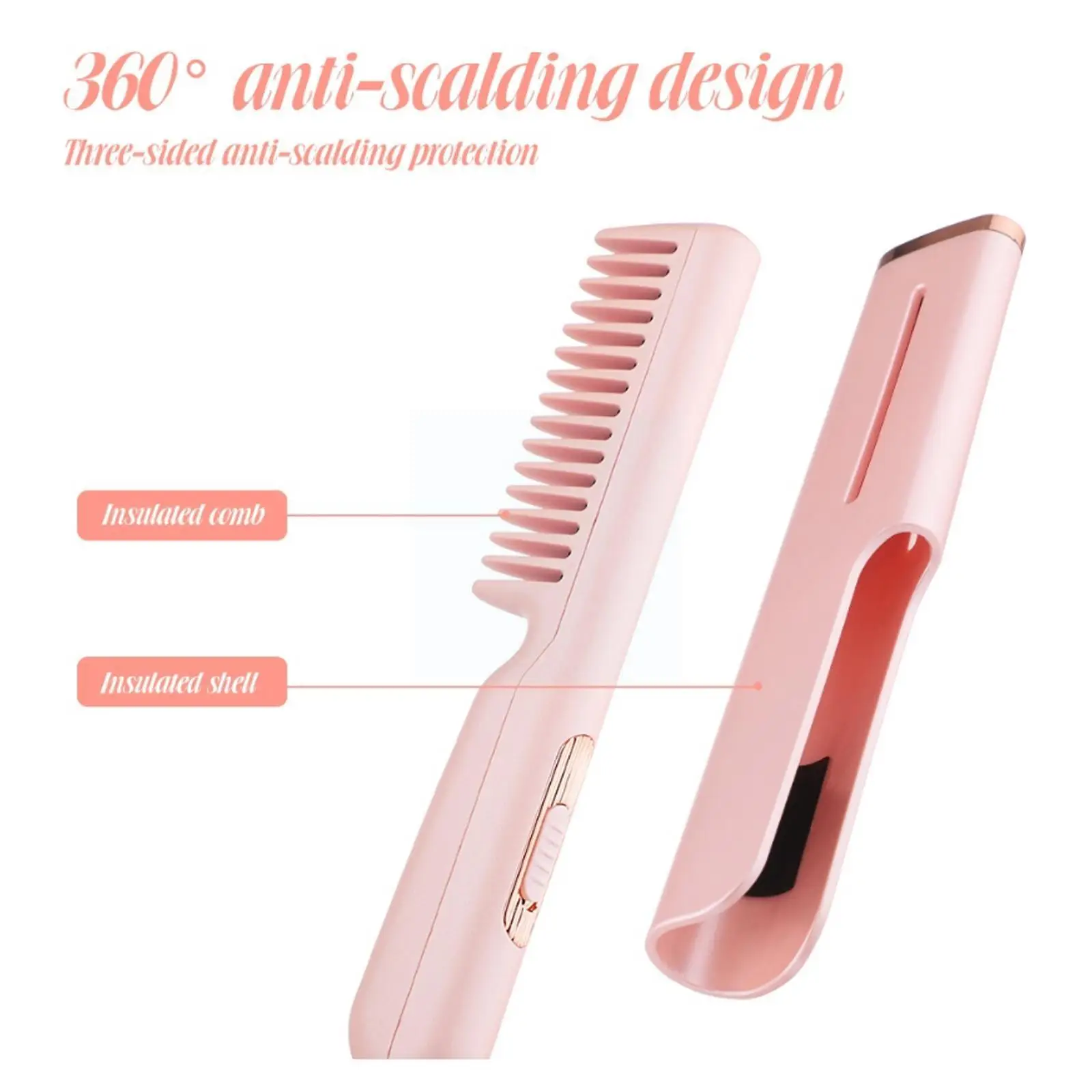 USB Negative Ion Electric Straight Hair Combs Hair Straightener Straightening Brush Hot Heating Comb For Wet And Dry Hair W9B5
USB Negative Ion Electric Straight Hair Combs Hair Straightener Straightening Brush Hot Heating Comb For Wet And Dry Hair W9B5