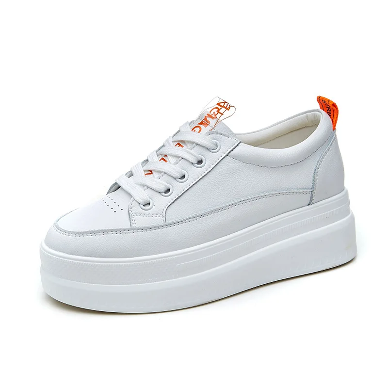 White Leather Women's Shoes Thick Bottom Women's Shoes Increase Indoor Casual Women's Shoes Chunky Wedding Shoes Ladies Fahion
White Leather Women's Shoes Thick Bottom Women's Shoes Increase Indoor Casual Women's Shoes Chunky Wedding Shoes Ladies Fahion