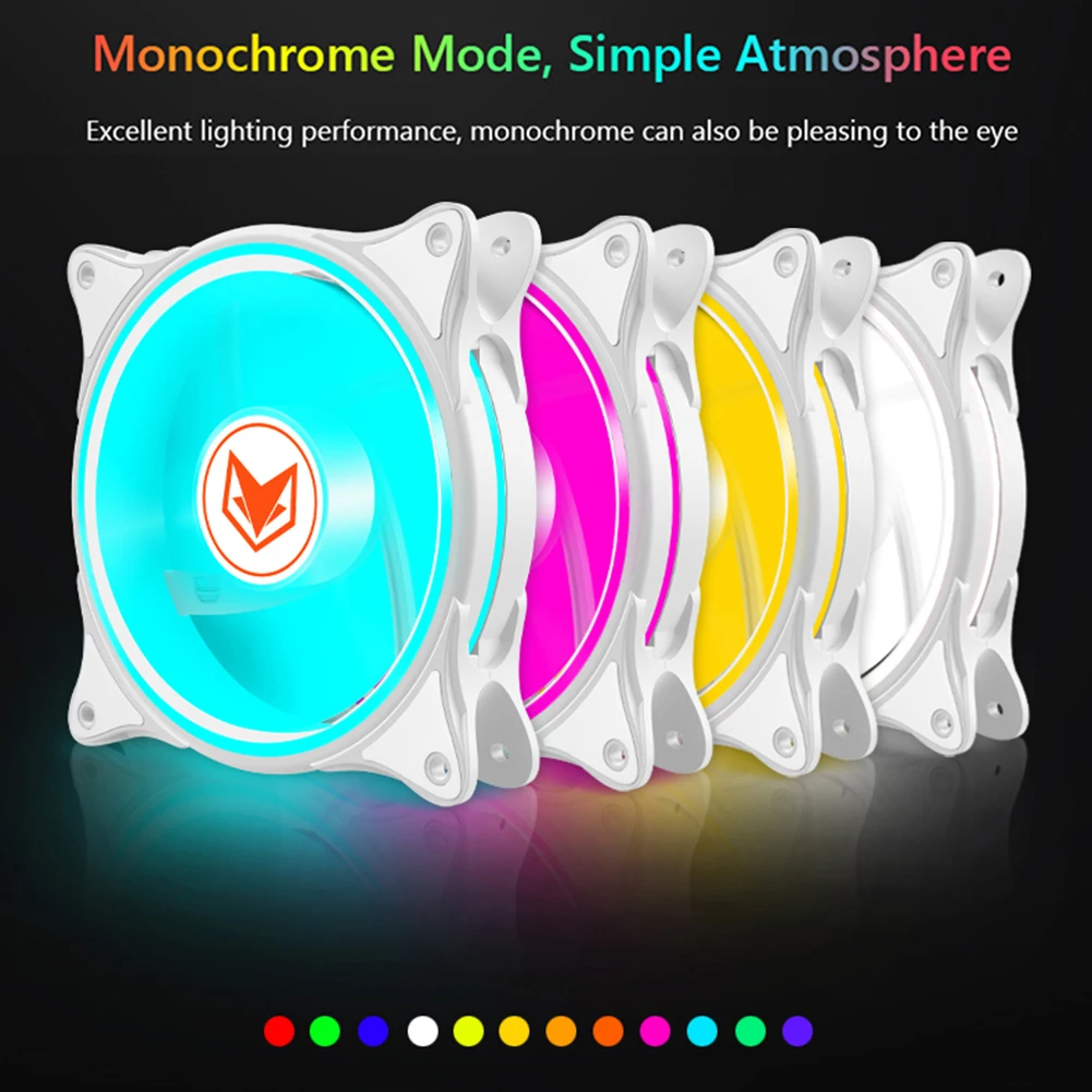 COOLMOON AsiaFox NEON 120mm ARGB Case Fan Ultra Quiet 12V 4 Pin PWM Computer Chassis Fans Aura Sync PC Case Fan 800-1800RPM
COOLMOON AsiaFox NEON 120mm ARGB Case Fan Ultra Quiet 12V 4 Pin PWM Computer Chassis Fans Aura Sync PC Case Fan 800-1800RPM