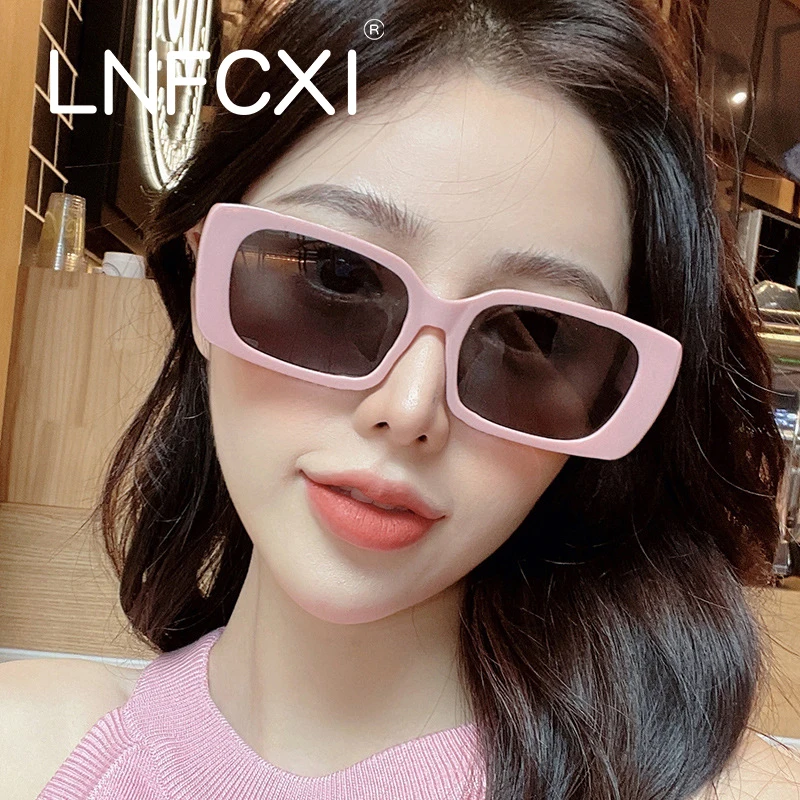 LNFCXI Vintage Square Sunglasses Women Small Glasses For Women/Men Brand Designer Rectangle Eyewear Women Retro Shades
LNFCXI Vintage Square Sunglasses Women Small Glasses For Women/Men Brand Designer Rectangle Eyewear Women Retro Shades