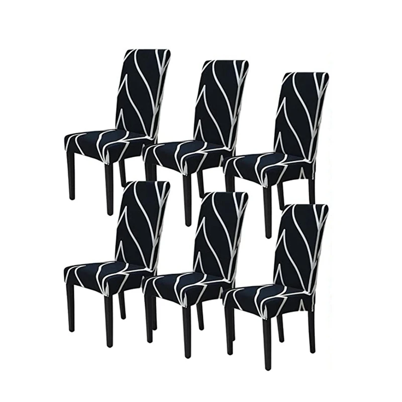 Chair Covers For Dining Room Set Of 6, Stretch Dining Chair Cover, Removable Seat Protector For Home Or Party (6 Pack)
Chair Covers For Dining Room Set Of 6, Stretch Dining Chair Cover, Removable Seat Protector For Home Or Party (6 Pack)