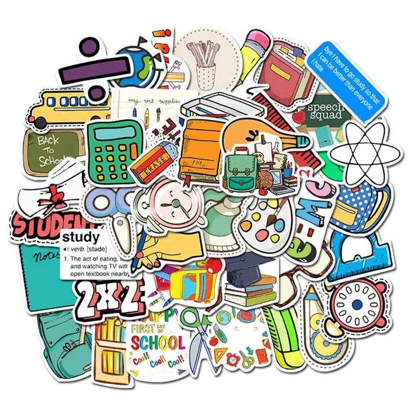 50Pcs Cute Stationery Stickers PVC Adhesive Stickers For Kids DIY Scrapbooking Kawaii Stickers Diary Photos Albums Cute Stickers
50Pcs Cute Stationery Stickers PVC Adhesive Stickers For Kids DIY Scrapbooking Kawaii Stickers Diary Photos Albums Cute Stickers