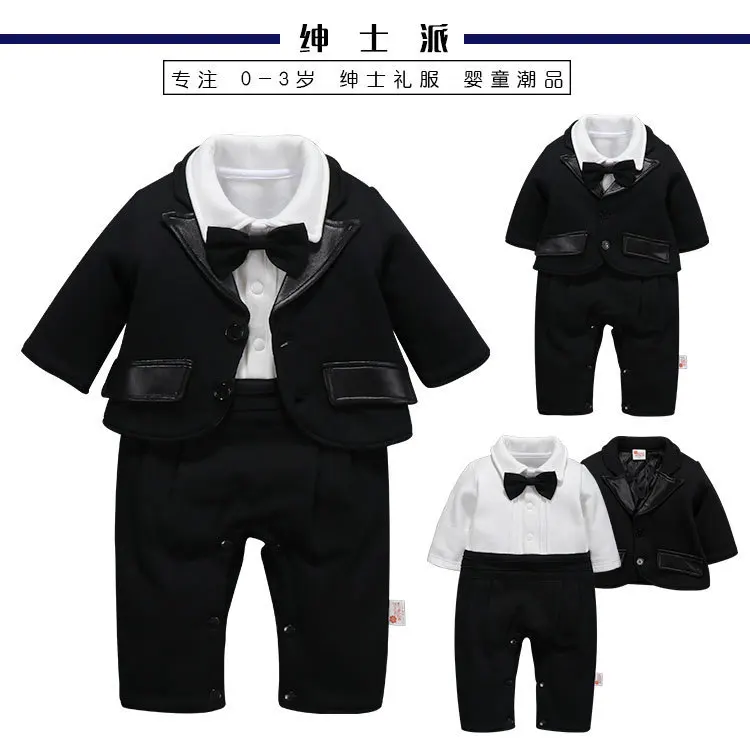 Newborn Baby Boy Clothes Set Infant Romper Sets Children Solid Bodysuit + Thicken Coat 2 PCS Suit Toddler Gentleman Outfits
Newborn Baby Boy Clothes Set Infant Romper Sets Children Solid Bodysuit + Thicken Coat 2 PCS Suit Toddler Gentleman Outfits