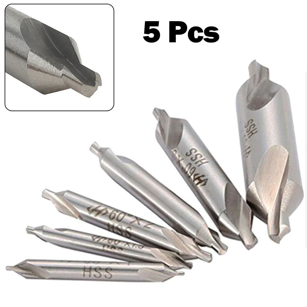 5PCS HSS Center Drills Bit Metal Drill Bits Set Power Tools Countersink Spotting Drilling Hole Cutter 5/3.15/2.5/1.5/1mm
5PCS HSS Center Drills Bit Metal Drill Bits Set Power Tools Countersink Spotting Drilling Hole Cutter 5/3.15/2.5/1.5/1mm