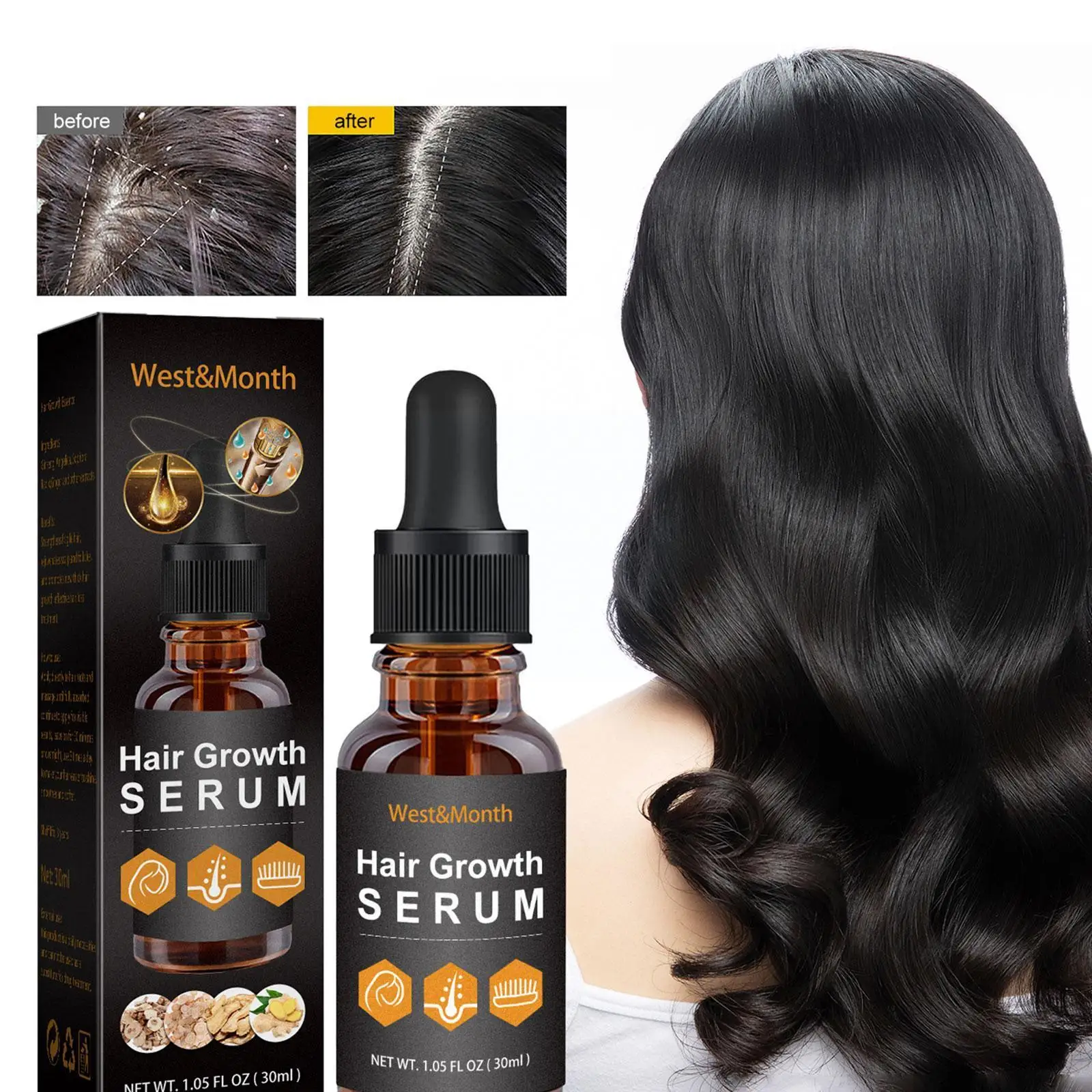 30ml Thickening Hair Kit Natural Coconut Oil Hair Growth Moisturizing Repair Treatment & Hair Loss Shampoo Hair Conditioner W6W2
30ml Thickening Hair Kit Natural Coconut Oil Hair Growth Moisturizing Repair Treatment & Hair Loss Shampoo Hair Conditioner W6W2