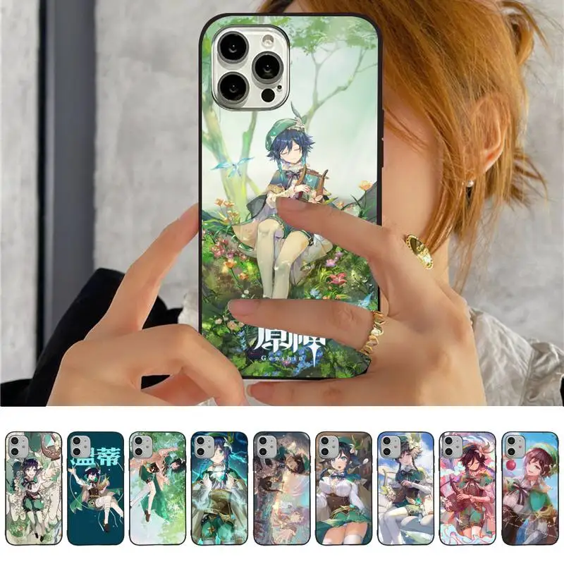 Genshin Impact Venti Phone Case for iPhone 11 12 13 Mini Pro Max 8 7 6 6S Plus X 5 SE 2020 XR XS Funda Case
Genshin Impact Venti Phone Case for iPhone 11 12 13 Mini Pro Max 8 7 6 6S Plus X 5 SE 2020 XR XS Funda Case