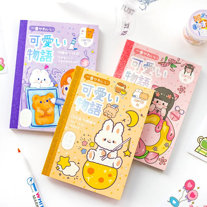 50PCS/LOT Cute Life Cartoon Series Paper Stickers Book 104*144mm Kawaii DIY Cutting Sticky Sticker Gift 2022 New
50PCS/LOT Cute Life Cartoon Series Paper Stickers Book 104*144mm Kawaii DIY Cutting Sticky Sticker Gift 2022 New