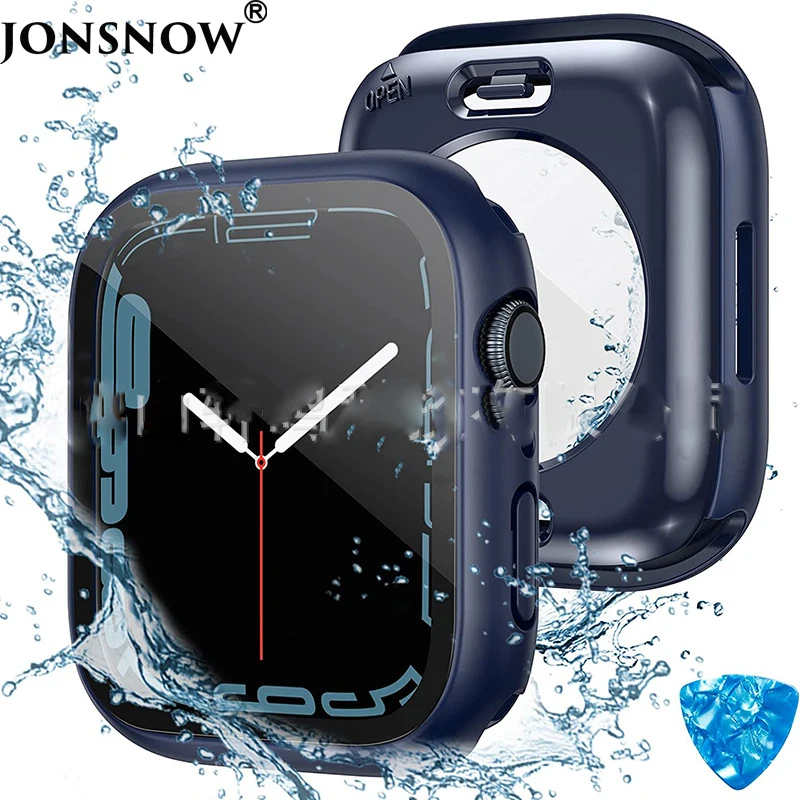 Waterproof Case for Apple Watch Ultra Pro 8 7 6 5 4 SE Shockproof Cover Full Protection Tempered Glass Screen Protector
Waterproof Case for Apple Watch Ultra Pro 8 7 6 5 4 SE Shockproof Cover Full Protection Tempered Glass Screen Protector