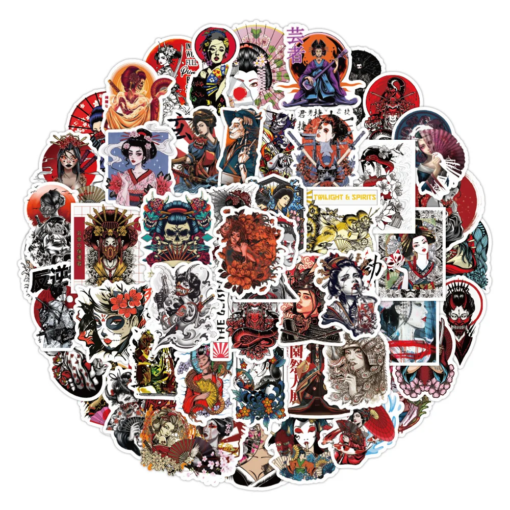 10/30/50PCS Japanese Geisha Creative Cartoon Graffiti Waterproof Stickers Trend Decorative Decals Guitar HelmetWaterCupWholesale
10/30/50PCS Japanese Geisha Creative Cartoon Graffiti Waterproof Stickers Trend Decorative Decals Guitar HelmetWaterCupWholesale