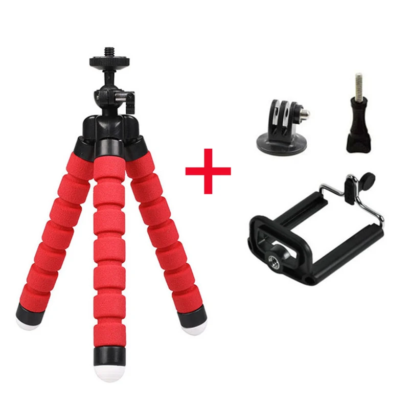 

Sponge Tripods for Gopro Hero 11 Mini Camera Flexible Mini Octopus Tripod for GoPro 10 9 8 Insta360 X3 DJI Action 3 Accessories