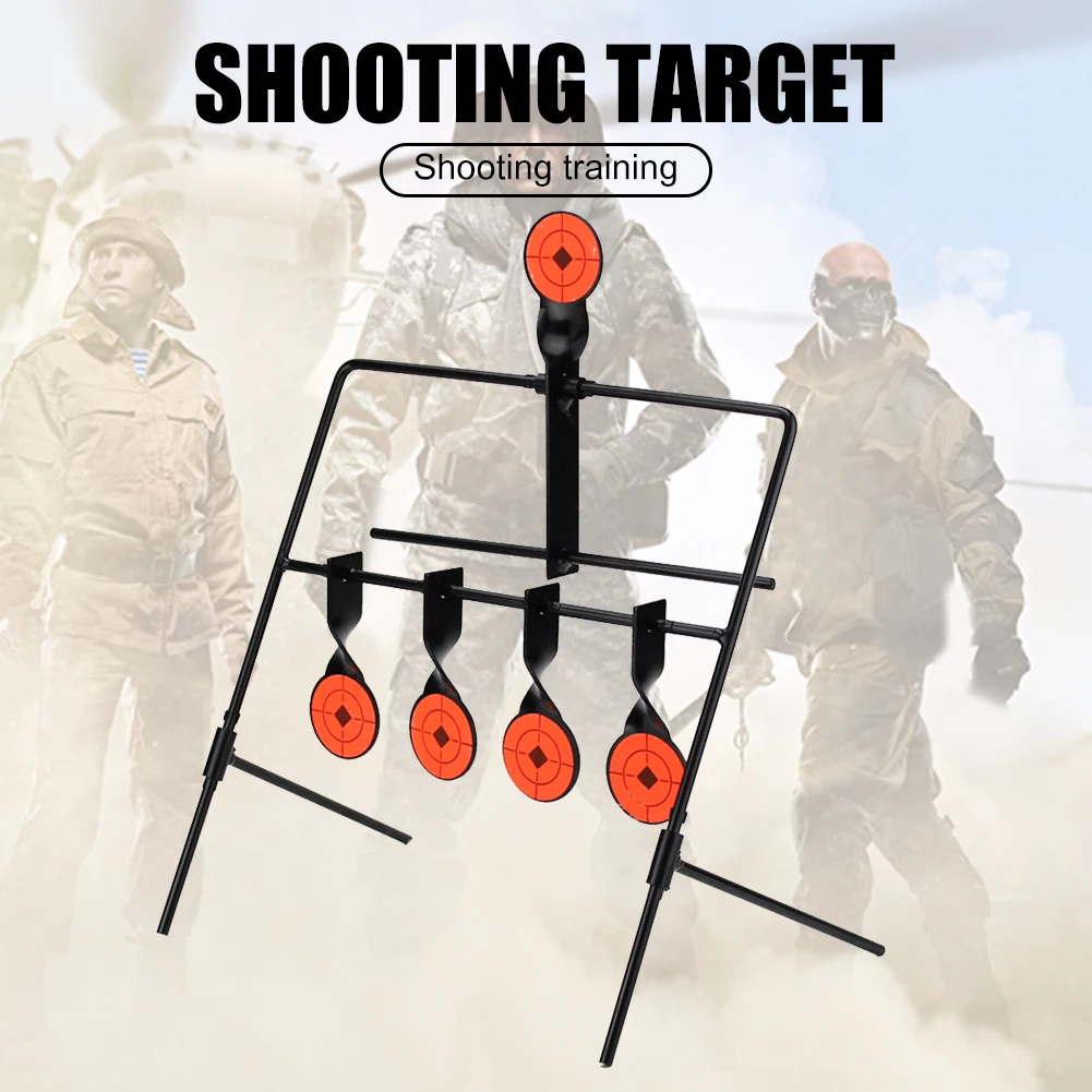 5-Plate Self Resetting Targets Accessories Automatic Rotating Shoot Practice Target for Competitive Training Playing
5-Plate Self Resetting Targets Accessories Automatic Rotating Shoot Practice Target for Competitive Training Playing