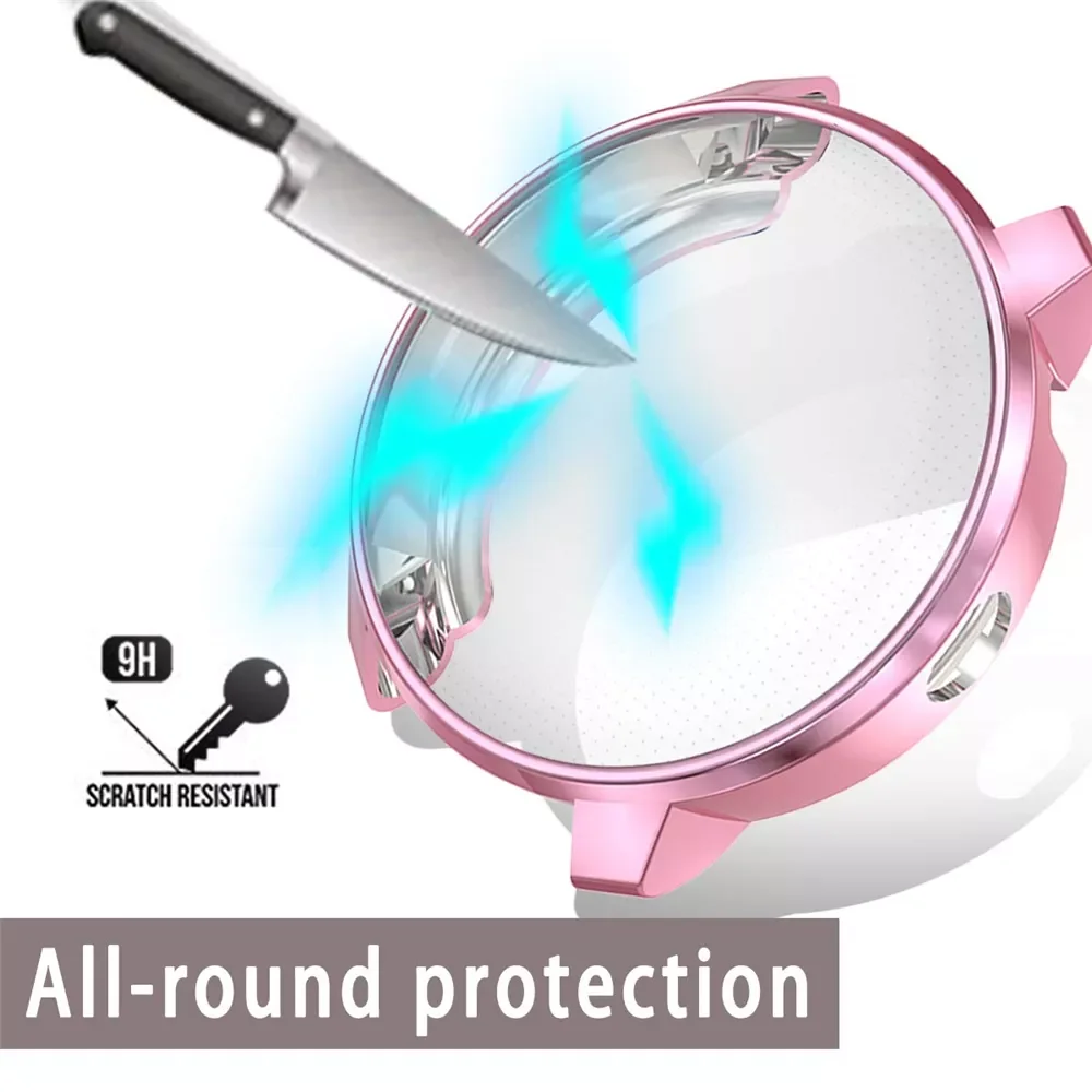 Silicone Shell Screen Film TPU Watch Case For Garmin vivoactive 3 Music Electroplated Protective Cover Accessories
Silicone Shell Screen Film TPU Watch Case For Garmin vivoactive 3 Music Electroplated Protective Cover Accessories