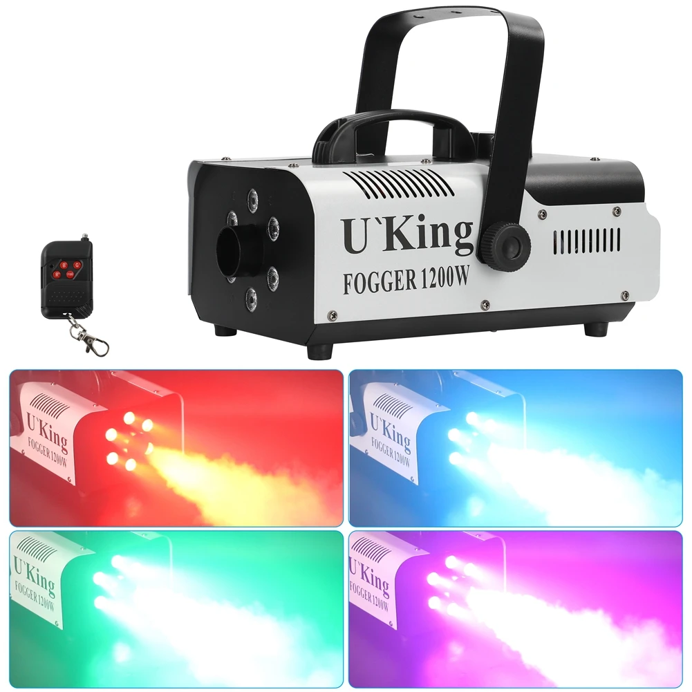 DJ LED Smoke Machine Wireless Remote Control 1200W DMX RGB Fogger Machine Atmospheric Effects For Party Live DJ Bar Stage
DJ LED Smoke Machine Wireless Remote Control 1200W DMX RGB Fogger Machine Atmospheric Effects For Party Live DJ Bar Stage