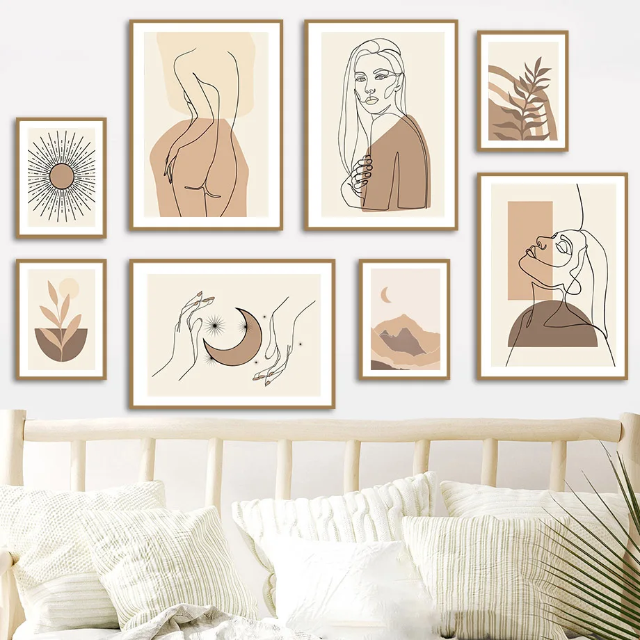 Mountain Sun Moon Leaf Abstract Line Girl Wall Art Canvas Painting Nordic Posters And Prints Wall Pictures For Living Room Decor
Mountain Sun Moon Leaf Abstract Line Girl Wall Art Canvas Painting Nordic Posters And Prints Wall Pictures For Living Room Decor